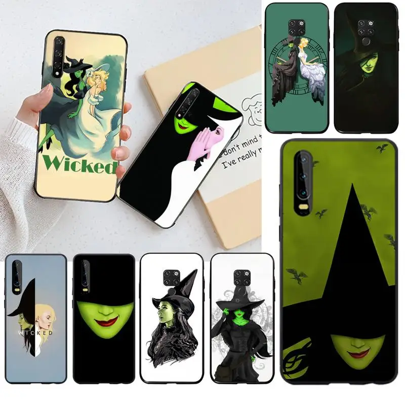 Чехол для телефона HPCHCJHM Broadway Musical Wicked Lyrics чехол Huawei P30 P20 lite Mate 20 Pro P Smart 2019|Бамперы| |