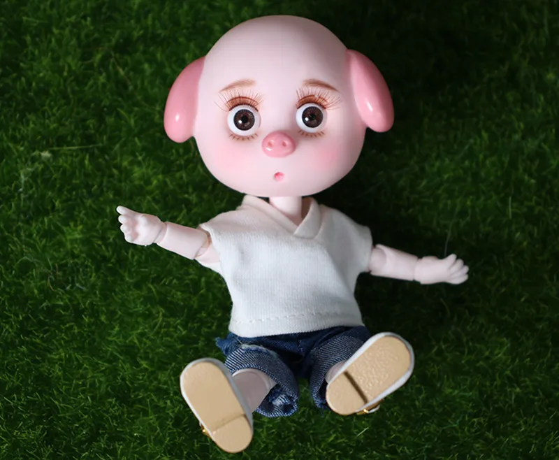Fortune Days DoDo кукла 1/12 шарнирное тело 15 см мини-кукла для ребенка Lucky pig ob11 beauty "Свинья GSC глиняная кукла руки делают игрушки 26 суставов