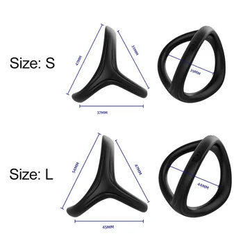 Silicone Man Penis Ring Men's cock ring sexy toys for men couples sexyshop time delay ejaculation erotic adult toys in couple 5