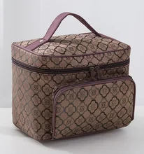  2021 new Woman Men Cosmetic Bags Diamond Lattice Organizer Makeup Bag Travel Storage Toiletry Large Capacity Beauty Bag SZL603 