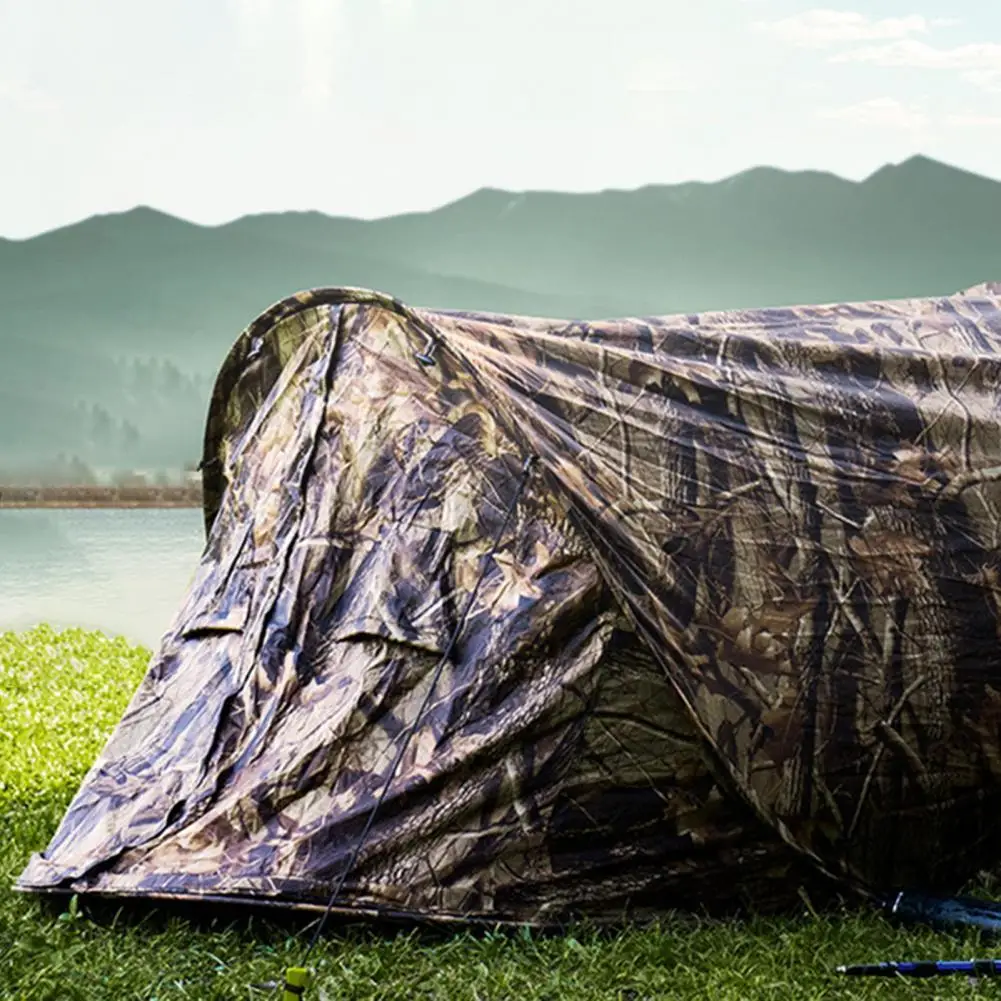 

Camping Tent Portable Waterproof Polyester Folding Automatic Popup One-man Tent for Outdoors