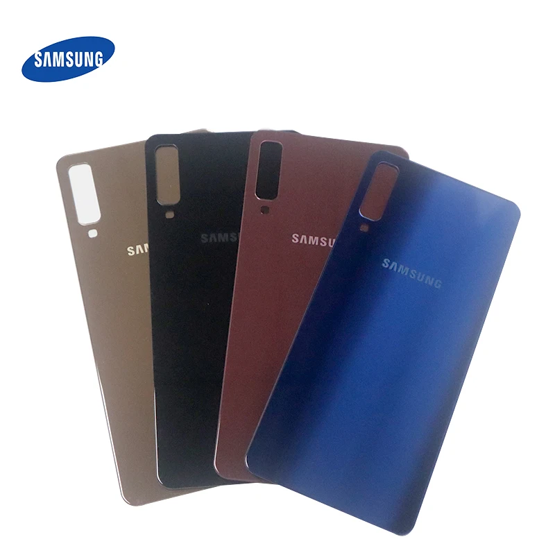 

Original Samsung Galaxy A7 2018 A750 Back Cover Battery Case Rear Housing Cover 3D Glass Cover Replacement For Galaxy A750 A750F