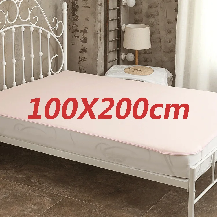 100X200cm Новорожденный ребенок менструального периода женщина водонепроницаемые дышащие простыни детское постельное белье товары для младенцев Сплошной цвет элегантный - Цвет: 100X200cm