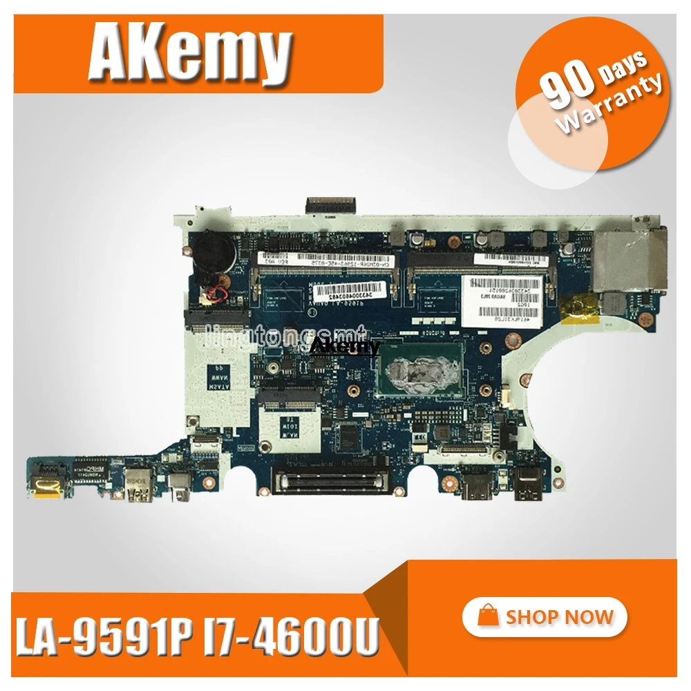 

LA-9591P Laptop motherboard for Dell Latitude E7440 original mainboard I7-4600U