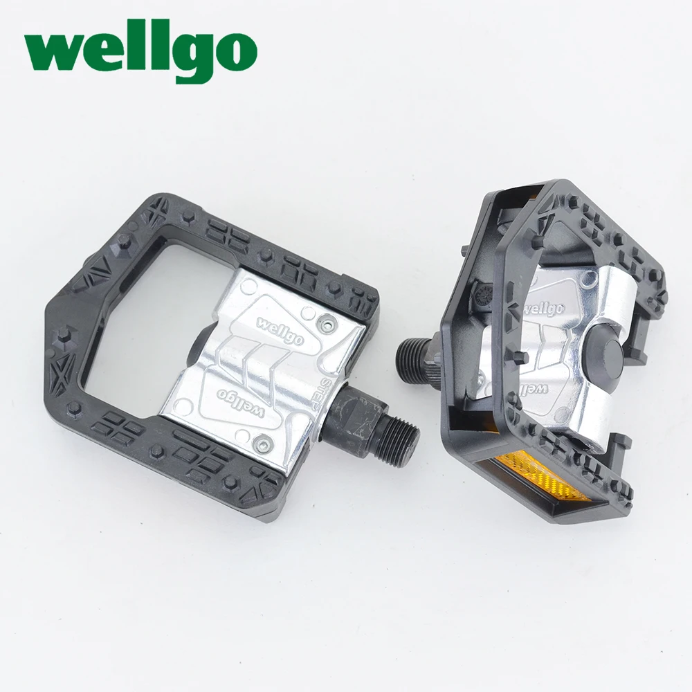 Wellgo F265 F268 Folding Bicycle Pedals MTB Mountain Bike Padel Aluminum Folded Pedal Bicycle Parts