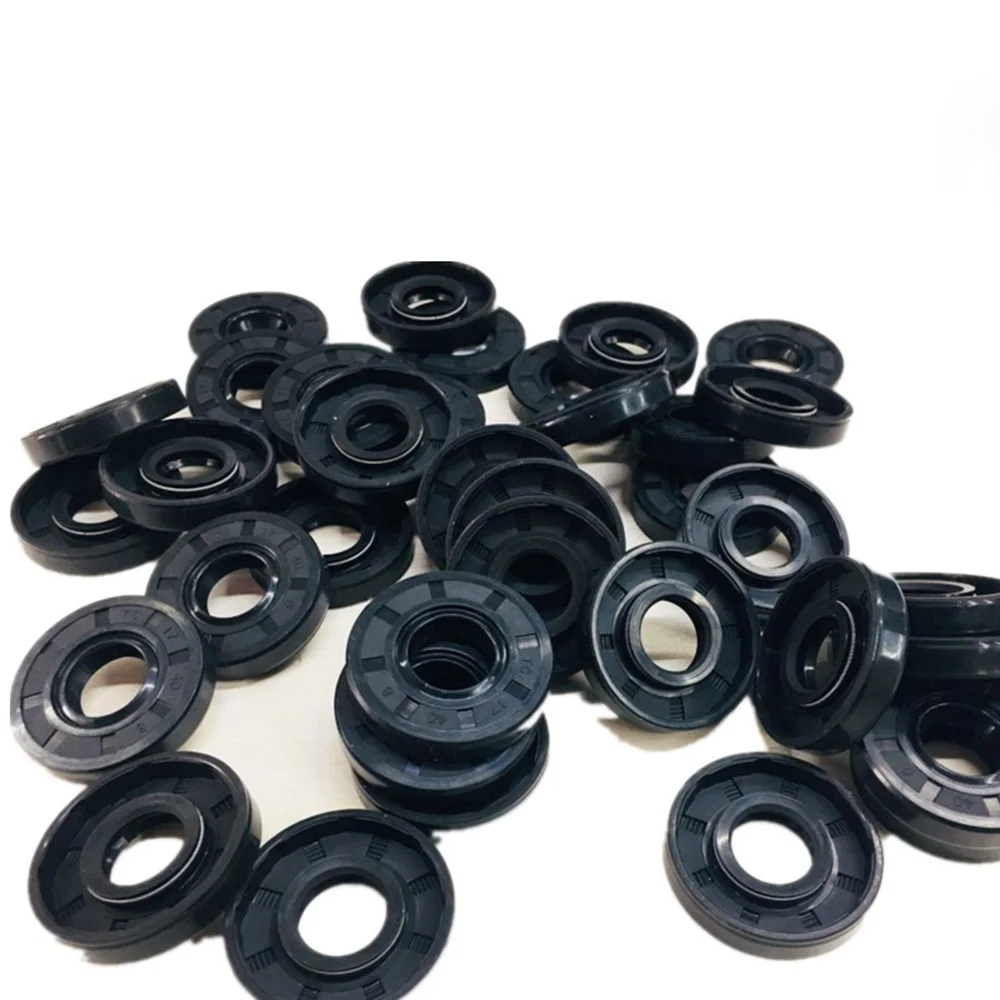 NBR Framework Oil Seal 5Pcs ID 4mm 5mm 6mm 7mm 8mm 9mm OD 12-34mm Thickness 4-10mm Nitrile Butadiene Rubber Gasket Sealing Rings