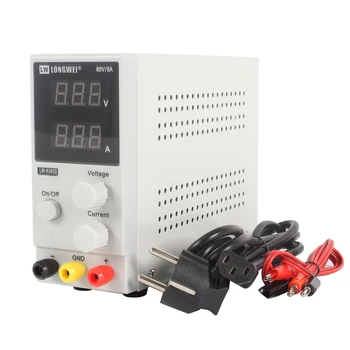 

DC Power Supply LW-K605D 60V 5A Mini Digital Display Adjustable Laboratory Integrated Circuit Regulated Switching Power Supply