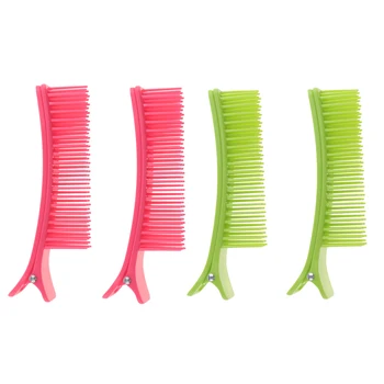 

2 Piece Portable Plastic Salon Hair Cutting Clip Comb Hairdressing Styling Tools Hairstyling Hair Clips Hairpins