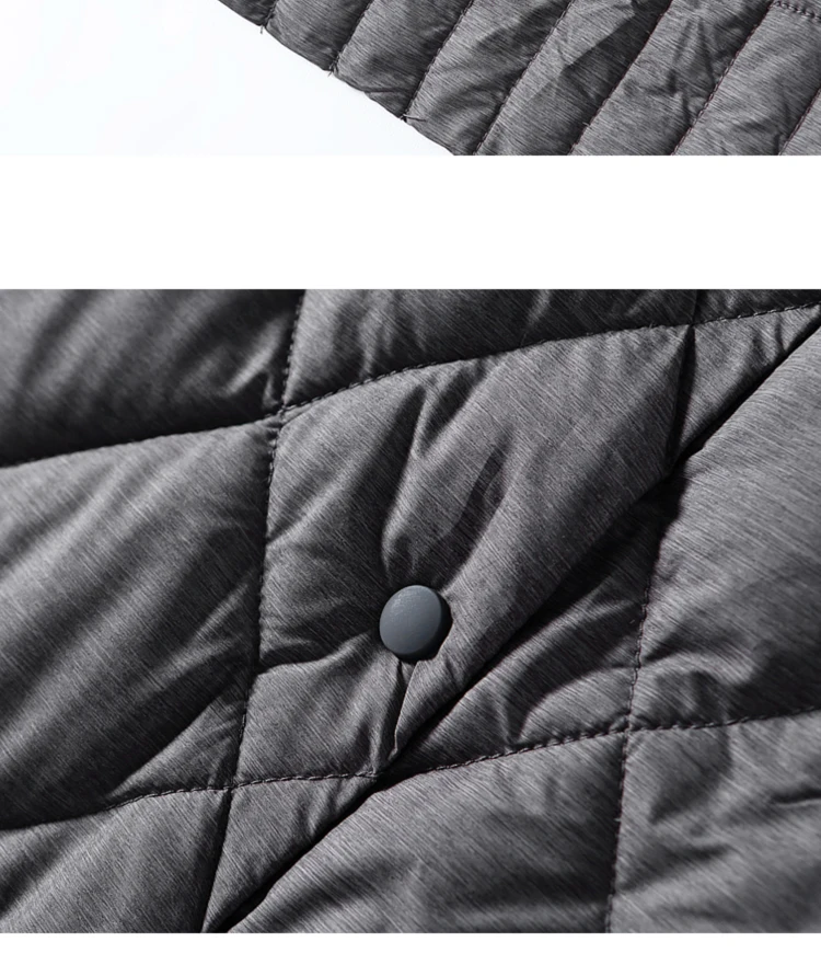 Осенне-зимняя женская длинная пуховая куртка без рукавов Ультра Легкая белая пуховая жилетка женская тонкая бейсбольная жилетка верхняя одежда S2122