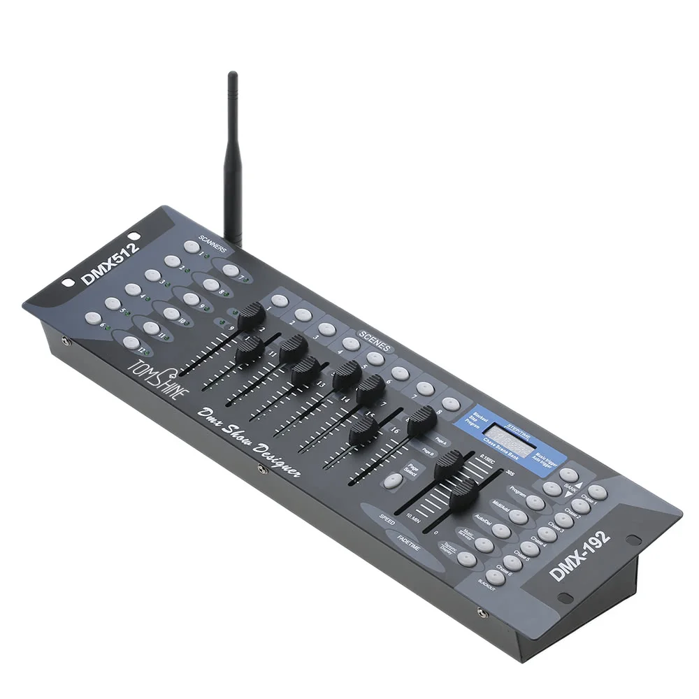 192 каналов DMX512 Контроллер консоль для сцены светильник вечерние DJ диско клуб винтажный сценический светильник s Led Par сценический светильник s