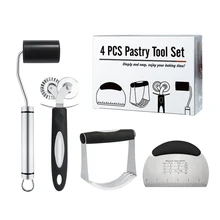 4 шт. бытовой набор для выпечки тесто резак для пиццы DIY украшения торта инструменты для выпечки Кухонные Кондитерские инструменты для выпечки