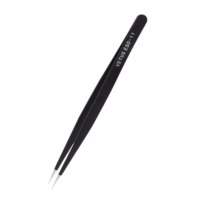

VETUS anti-static, tapered tip tweezers/pliers, straight pliers tool 13.97 cm long