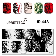 

2021 Stainless Steel Stamping Plate Template Pattern & Lace Tornado Striped Floral Botanic Seamless Florid Leaf Vein Grid