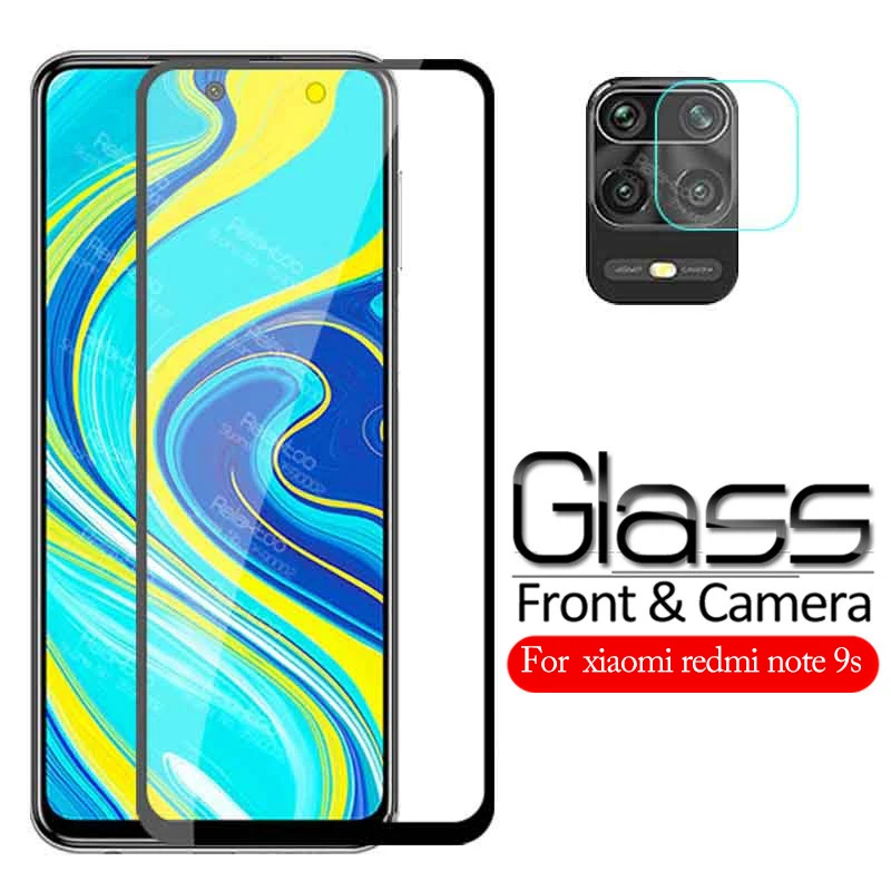 2 в 1 объектив камеры закаленное стекло для xiaomi redmi note 9 s note9s Защита экрана xiomi