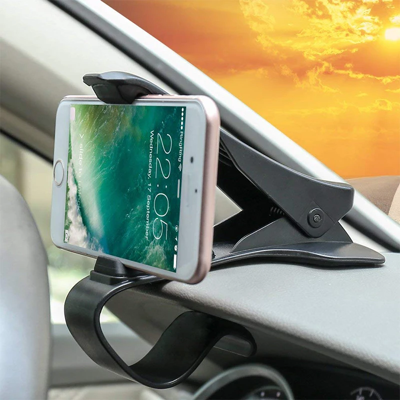 IKSNAIL-Car-Phone-GPS-Holder-HUD-GPS-Phone-Universal-Cradle-Crocodile-Dashboard-Mount-Clip-navigation-Bracket (1)