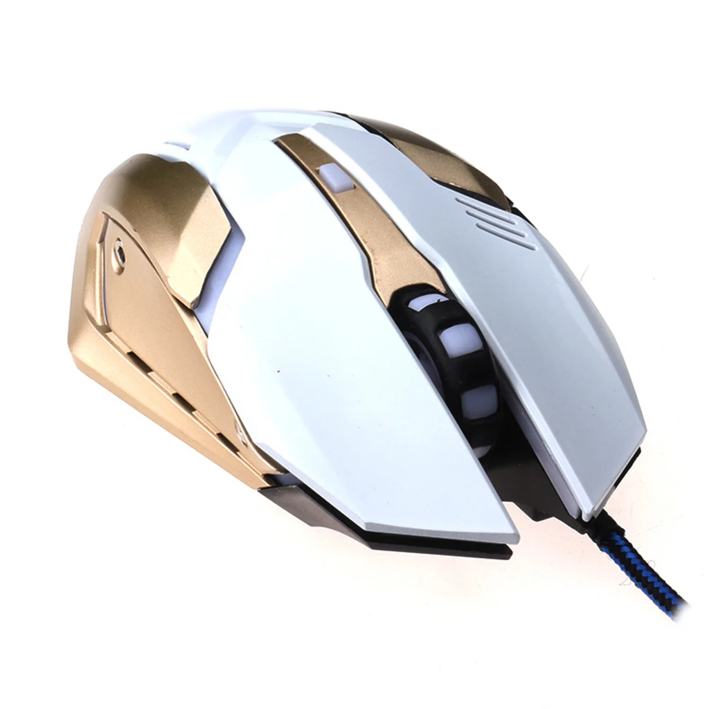 Professional Gaming Mouse Mice with LED Backlit Wired Ergonomic 7-Button Optical Mouse For PC Computer Laptop Desktop Mouse