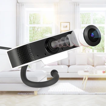 

1080P HD Mini Camera 360 Degree Rotating Computer Anti-peep Webcam With Microphone USB Adjustable Camera Auto Focusing