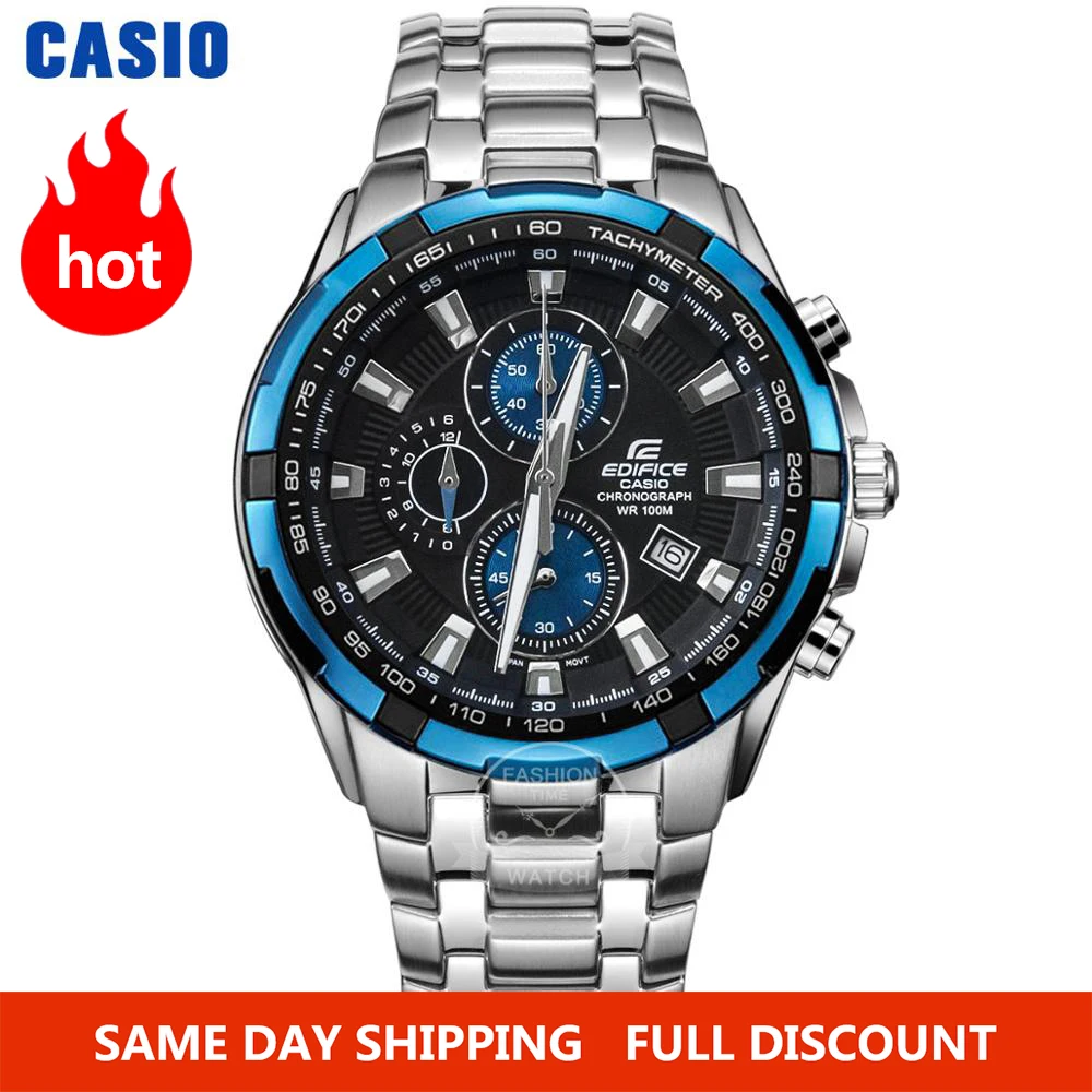 Orologio Casio Edifice orologio da uomo top brand di lusso al quarzo watche  Impermeabile orologio da polso cronografo uomo da corsa elemento sportivo  Orologio militare relogio masculino reloj hombre часы мужские Casio|Quartz