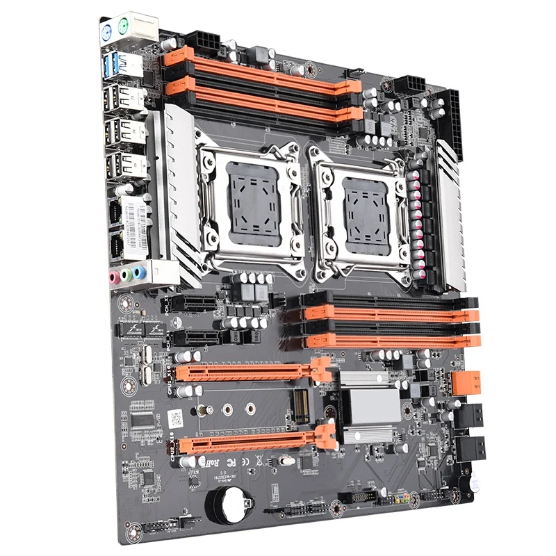  X79 LGA2011 Dual Motherboard Unterstützung DDR3 ECC Speicher SATA3.0 SATA2.0 USB3.0 NVME M.2 SSD mi