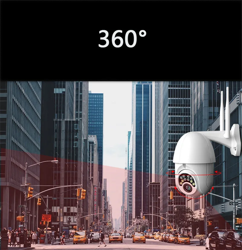PYMH 1080P HD WiFi наружная IP купольная камера беспроводная безопасность ночного видения зум ИК камера
