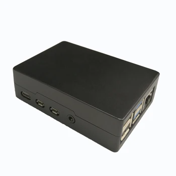 

raspberry pi 4 case black case, raspberry Pi 4B metal enclosure silver box