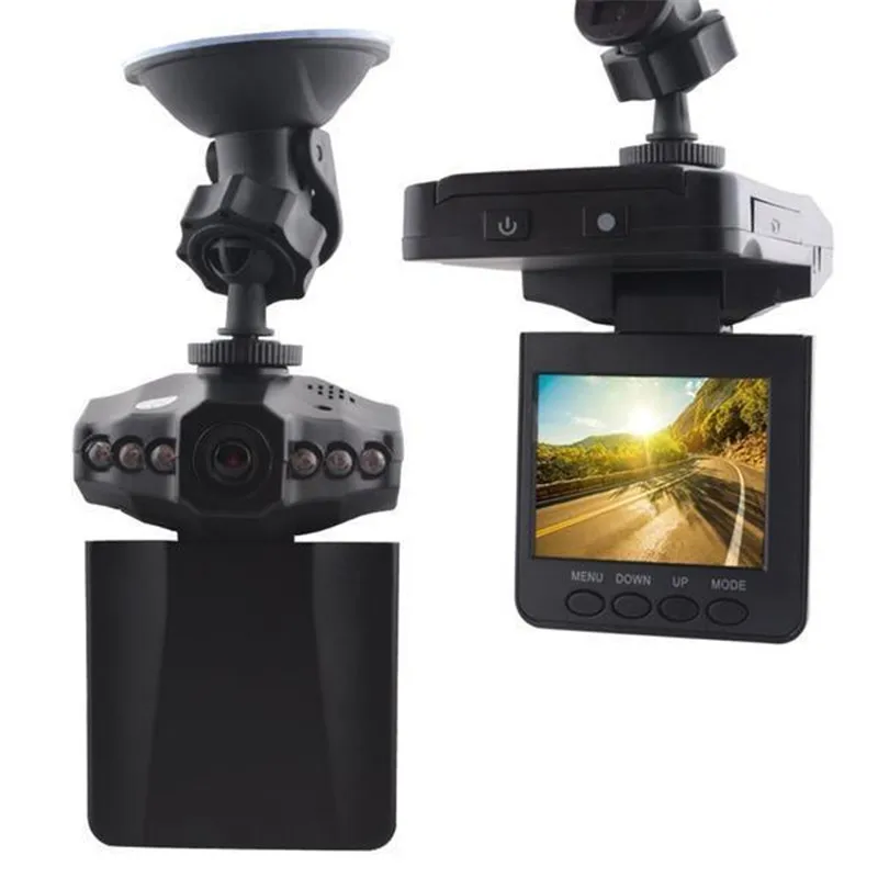 

Car DVR 2.5 Inch 270 Degree Rotated Screen, 6 IR LED Vehicle Cycle Recording Dash Car Camcorder