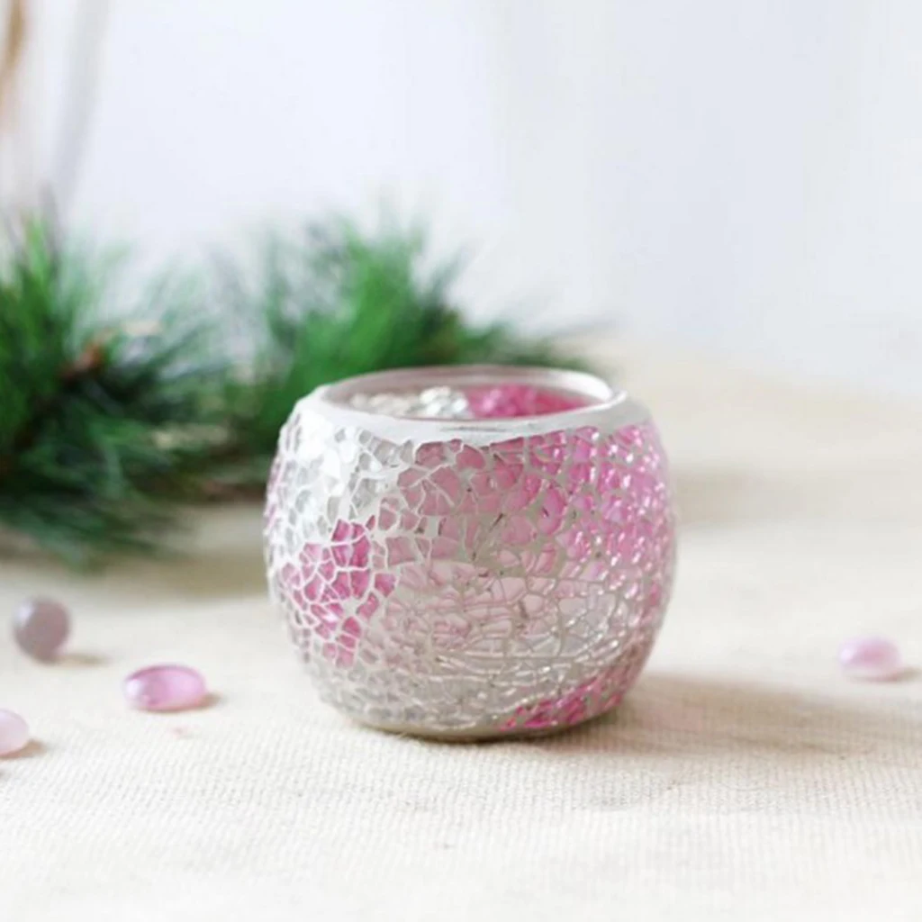 Mosaic Glass Candle Holder Cup Candlestick Votive Tealight Candle Holder Decorative Candle Lamps PICK Mosaic Glass Candle Holder Cup Candlestick Votive Tealight Candle Holder Decorative Candle Lamps PICK