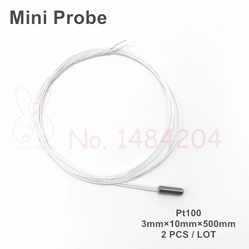 Pt100 temperature sensor cable 2 meters-pt 100 2m sensor