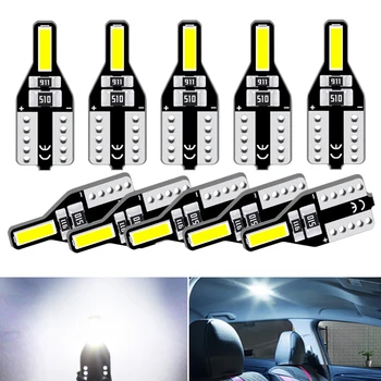 

A pack T10 W5W Led Canbus Led Bulbs 168 194 Car Interior Light Signal Lamp Dome Reading License Plate Light Auto 12V 6000K White