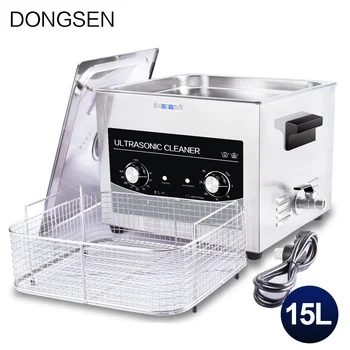 

Ultrasonic Cleaner 15L Motherboard Rust Oil Degreasing Medical Instrument Hardware Glassware Fruit Vegetable Ultrasonic Bath
