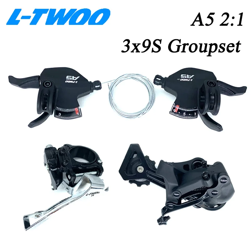 LTWOO A5 3X9 27 Speed Derailleurs Groupset 9S Shifter Lever Front Derailleur Rear Switches Suit