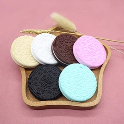 Anneau de dentition en Silicone pour bébé, qualité alimentaire, dessin animé, cadeau d'allaitement pour nouveau né, sans BPA, anneau de dentition, jouet, sucette chaîne, accessoires, 1 pièce 