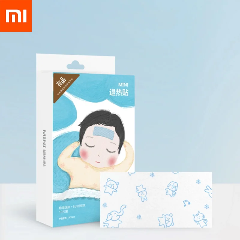 Xiaomi Mijia iHealth MINI Fever антипиретическая паста для здоровья охлаждающий гелевый патч медицинский детский Fever обезболивающий Pad35