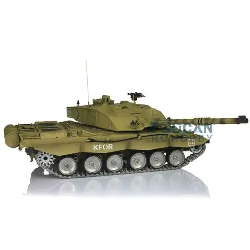 Henglong 1/16 6.0 Customize Challenger II RC Tank 3908 360 Turret Metal Tracks TH12890