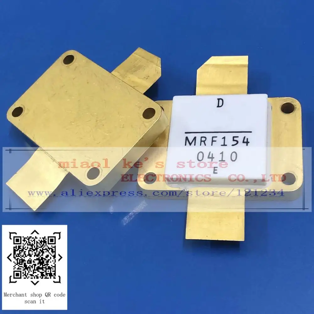 100% оригинал: MRF154 [ RF Mosfet N-Channel 50V 800mA 2MHz ~ 100MHz 17dB 600W чехол 368-03] высококачественный