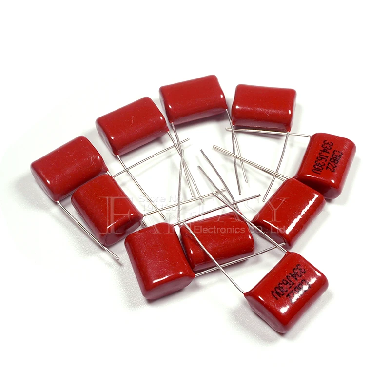10PCS 630V334J 0.33UF Pitch 15MM 630V 334 330NF CBB Polypropylene film capacitor