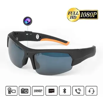 

Waterproof Video Sunglasses1080P HD Video Recording Camera &32GB Built-in Memory And Polarized UV400 Protection Safety Lenses