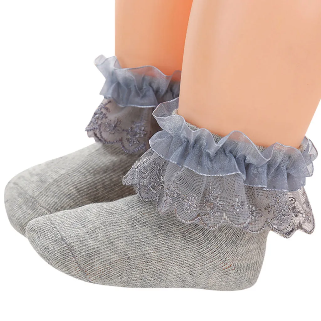 Детская одежда для девочек; удобные милые хлопковые носки тапочки носки до лодыжки