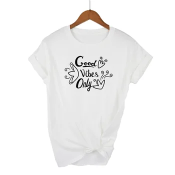 

Good Vibes Unisex T Shirt Women Mens T Shirt High Quality Tee Shirt Tumblr Casual Short Sleeve Cotton T Shirts Greys Anatomy Top