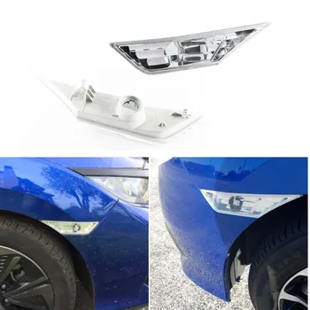 

Yubao 2PCS Fender Panel Side Marker Light Bulb White LED For Honda's 10th Gen Civic 2016-2018 Auto Vehicles Parts Lamp Hoods