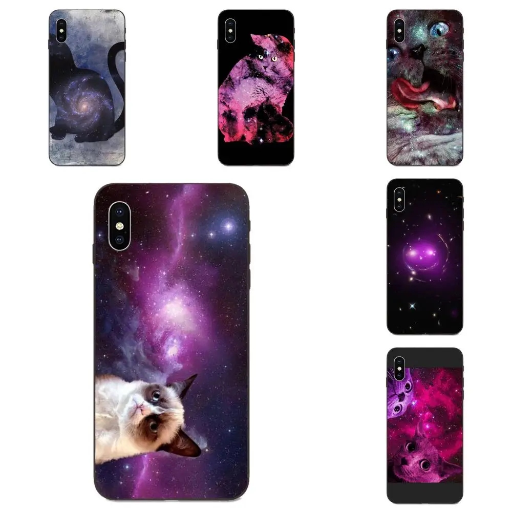 Soft TPU Fashion For Xiaomi Redmi Note 3 3S 4 4A 4X 5 5A 6 6A 7 7A K20 Plus Pro S2 Y2 Y3 Nebula Galaxy Space Cheshire Cat | Мобильные