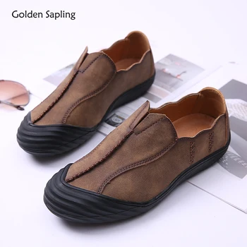 

Golden Sapling Retro Classics Trekking Shoes Men Breathable Soft Slip-on Men's Sneakers Outdoor Hunting Boots Male Tactical Shoe
