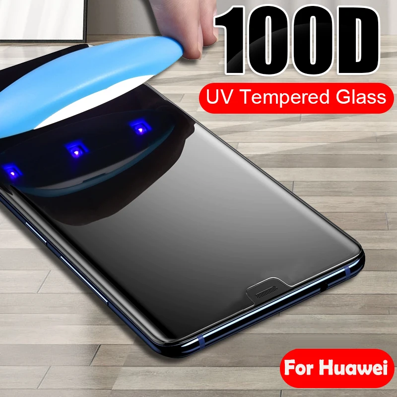 УФ-протектор Lamorniea 100D для Huawei Honor 8X 9X 10 P10 Lite закаленное УФ-стекло P Smart Plus Z 2019 |