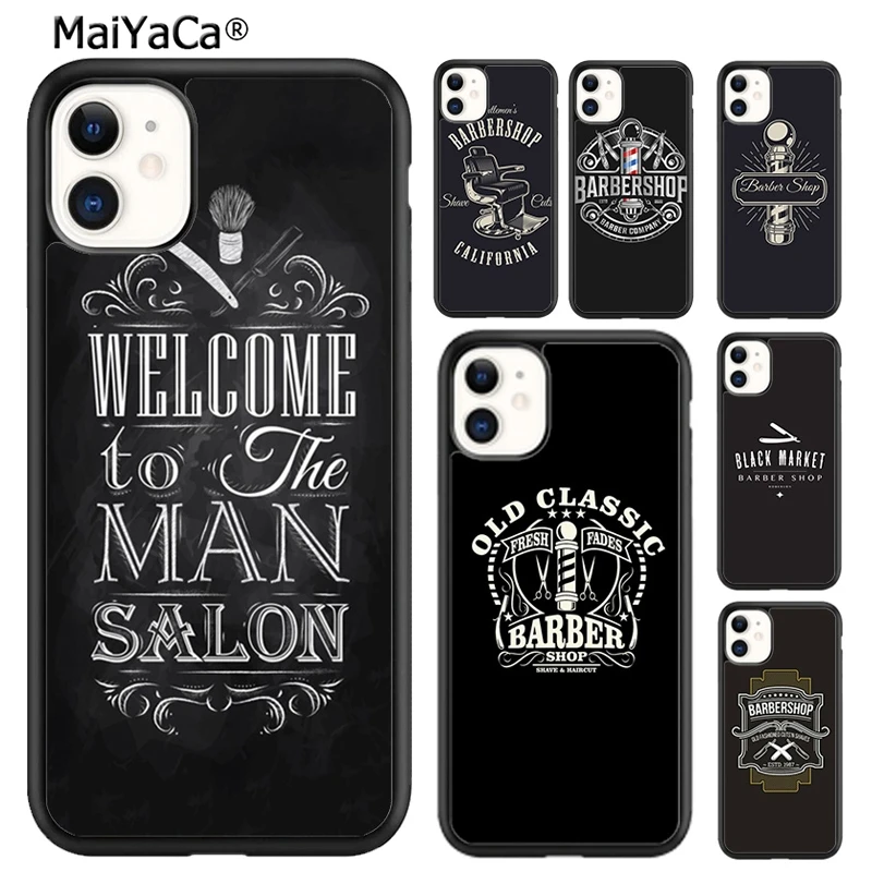 Maiyaca Barber Funny Vintage Classic Barber Retro Phone Case Per Iphone 15 Se2020 6 7 8 Plus Xr Xs 11 12 Mini 13 14 Pro Max