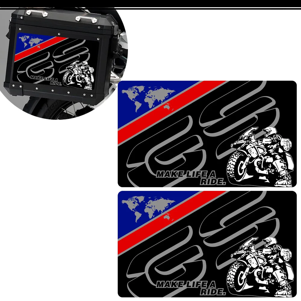 R 1200 1250 Gs Gsa Hp Trunk Stickers Decalcomania Per Bmw R1250Gs R1200Gs F850Gs F800Gs G310Gs F 750 850 800 Valigie In Alluminio