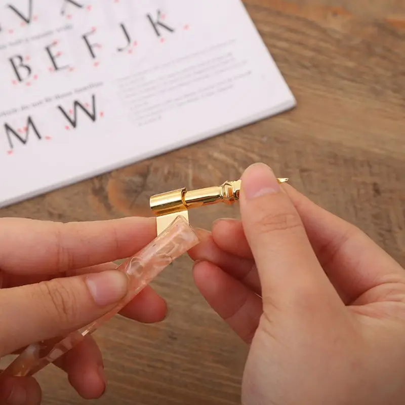 Античная ручка держатель английская косая ручка для каллиграфии перо держатель почерк ручной работы медная авторучка подарок