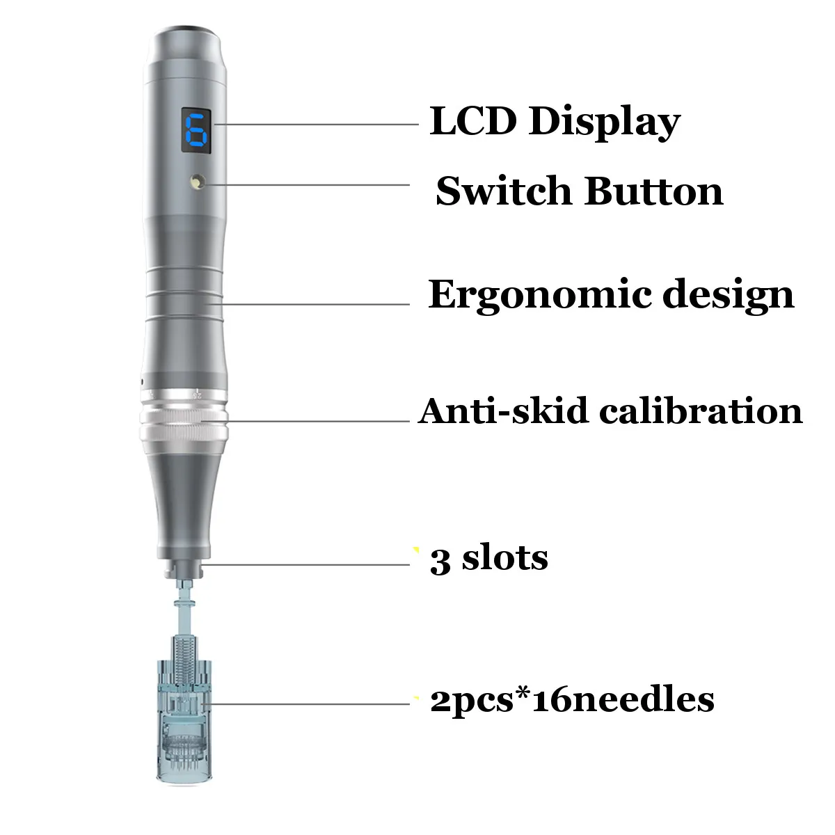 Гидра ручка M8-W/C микроиглы ручка с иглой Автоматическая Сыворотка антивозрастная терапия система Дерма красота машина уход за кожей Инструмент