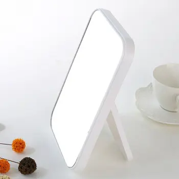 

South Korea List Face Makeup Mirror Desktop Large Square Vanity Mirror With Folding Mirror Portable Princess Mirror