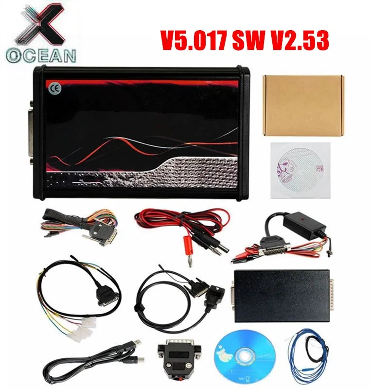 Программатор V2.53 V5.017 EU Red 5 017 2 53 Online OBD2 Manager программатор ECU для настройки простой в