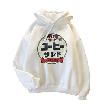 

New Spring Autumn Thin Section Loose Lazy Wind Long Sleeve Hooded Pullover Clothes Women